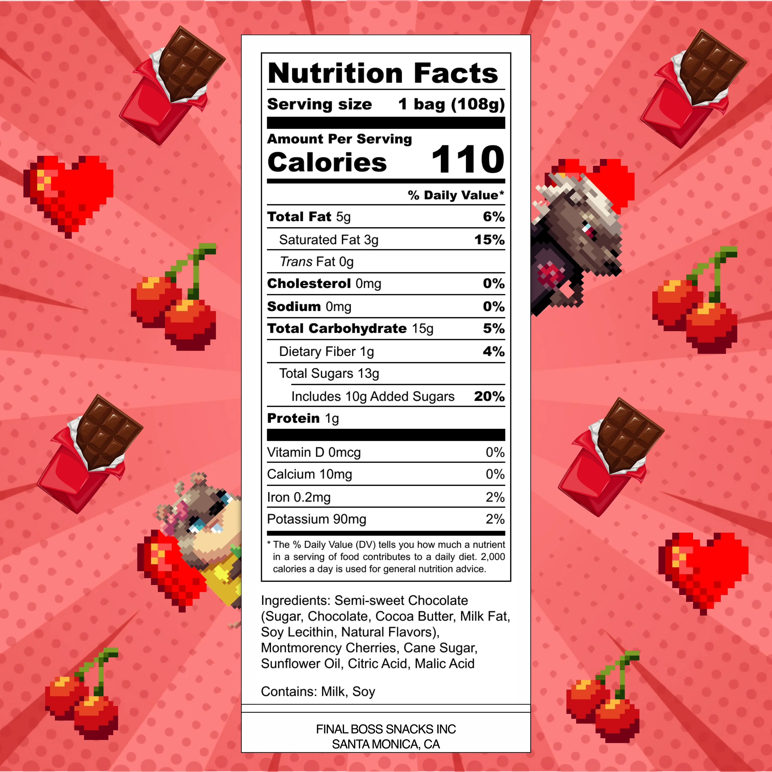 Chocolate Covered SOUR Cherries (4-pack) - Image 4