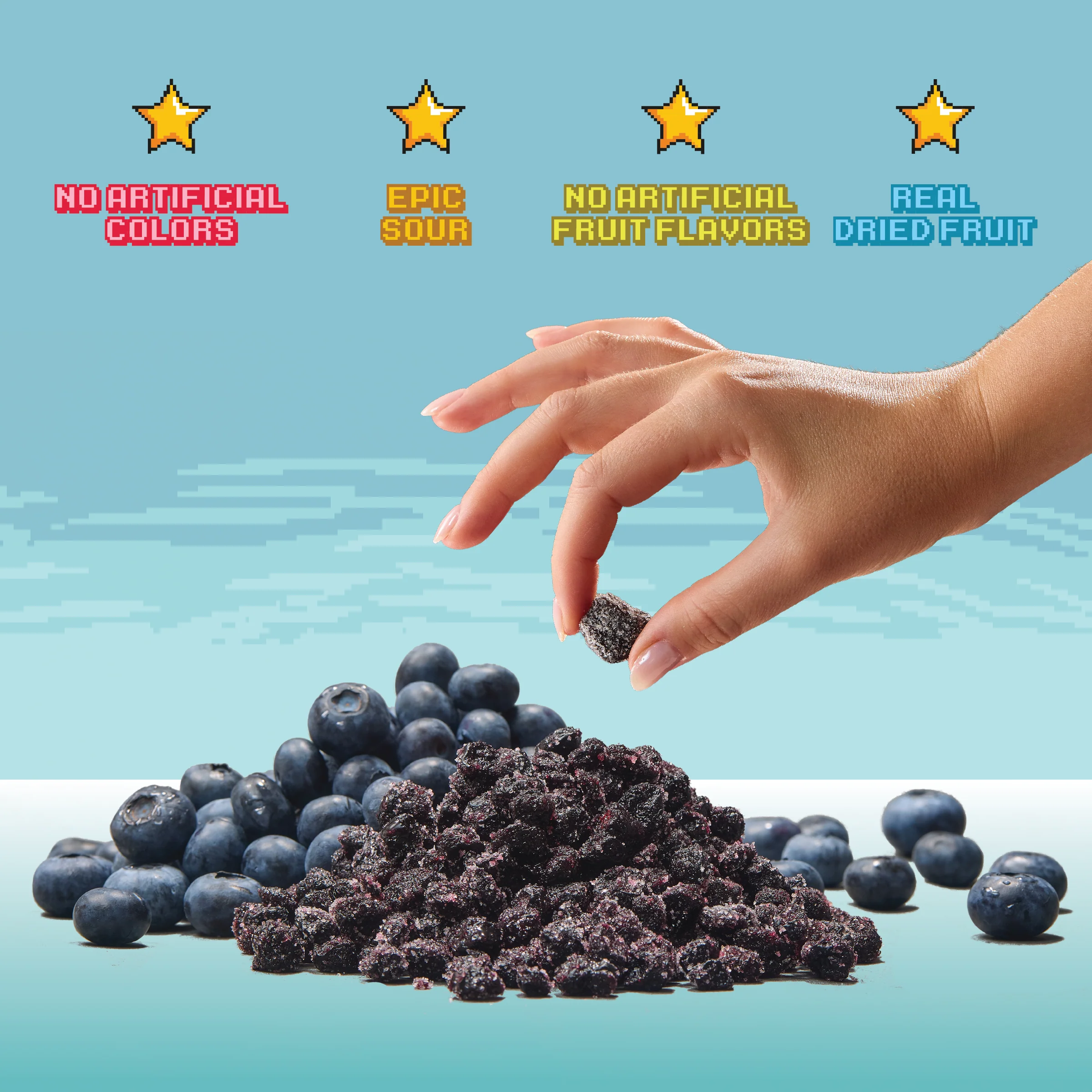 Final Boss Extremely Super Sour Candy, Natural Chewy Dried Fruit Gummies Made with Dried Fruit, Dye & Gluten Free, Low Calorie Healthy Snack for Kids & Adults - Image 4