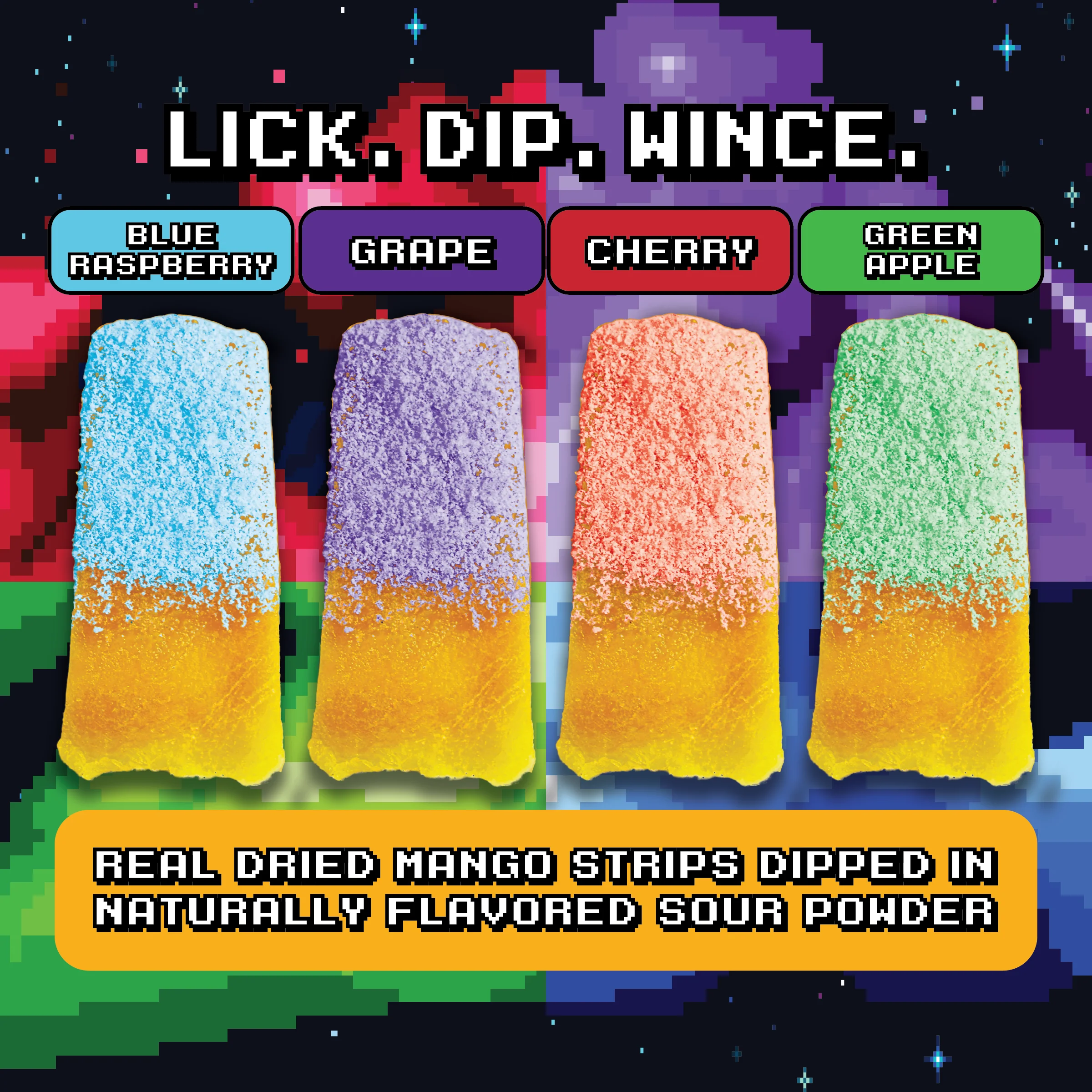 Final Boss Sour, Fun Dip, Extreme Super Sour Powder with Real Candy-Tasting Dried Mangoes, (3.5 Ounces Bag, Pack of 4) - Vintage Old School 80s and 90s Party Candy - Image 6