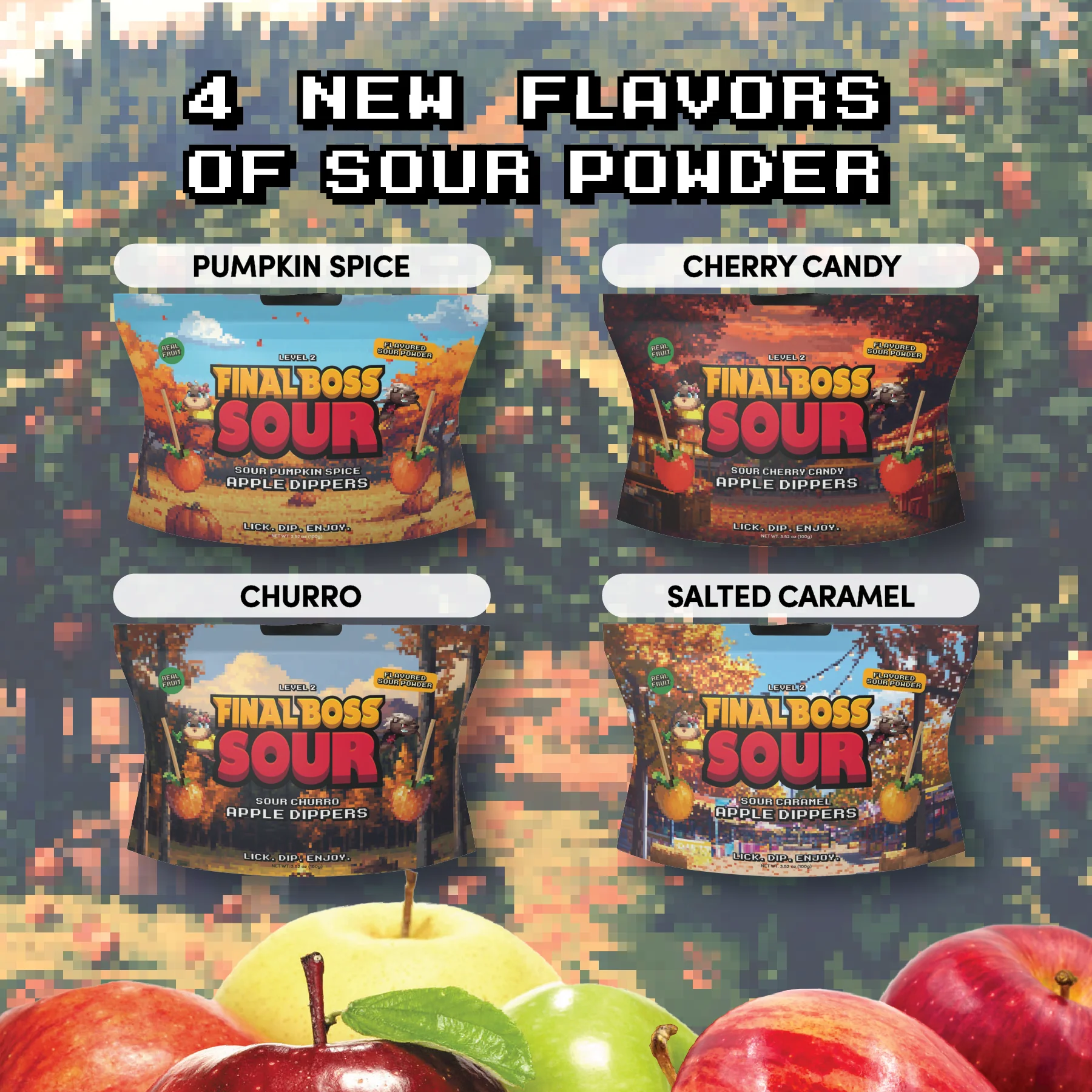 Frankenstein Food (4-Pack) + Apple Dippers (4-Pack) Bundle - Image 3