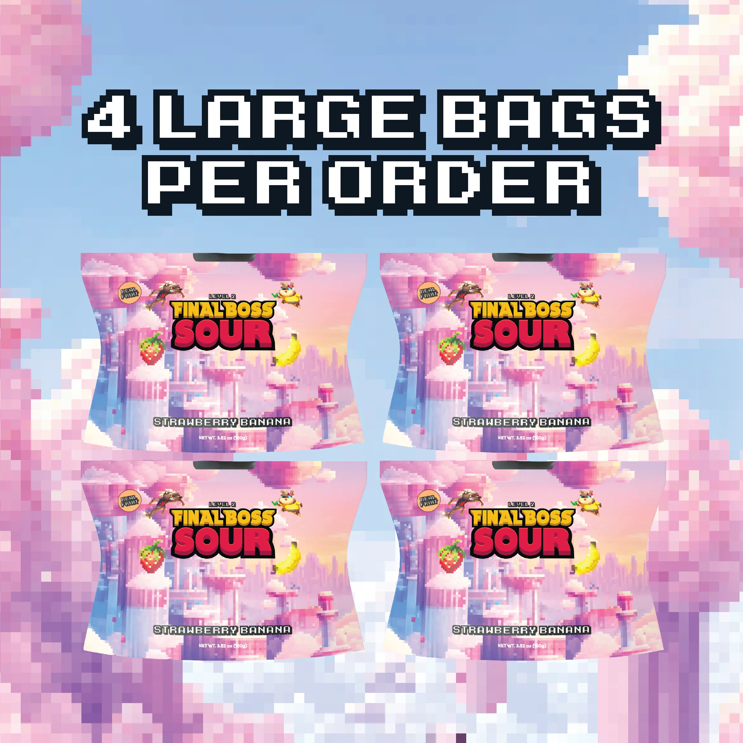 Level 2 Strawberry Banana (4-Pack) - Image 4