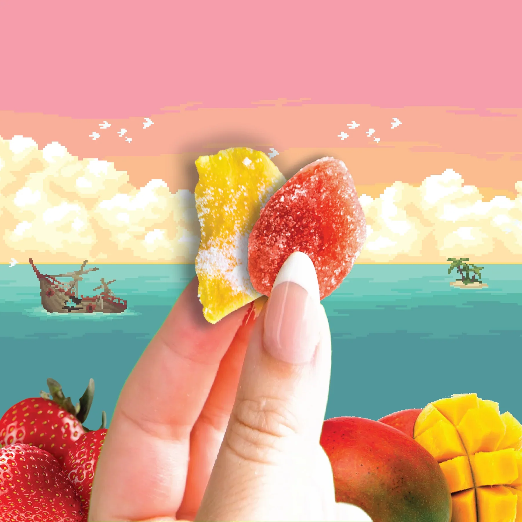 Strawberry Mango (4-Packs) + Christmas Cantaloupe (4-Packs) - Image 3