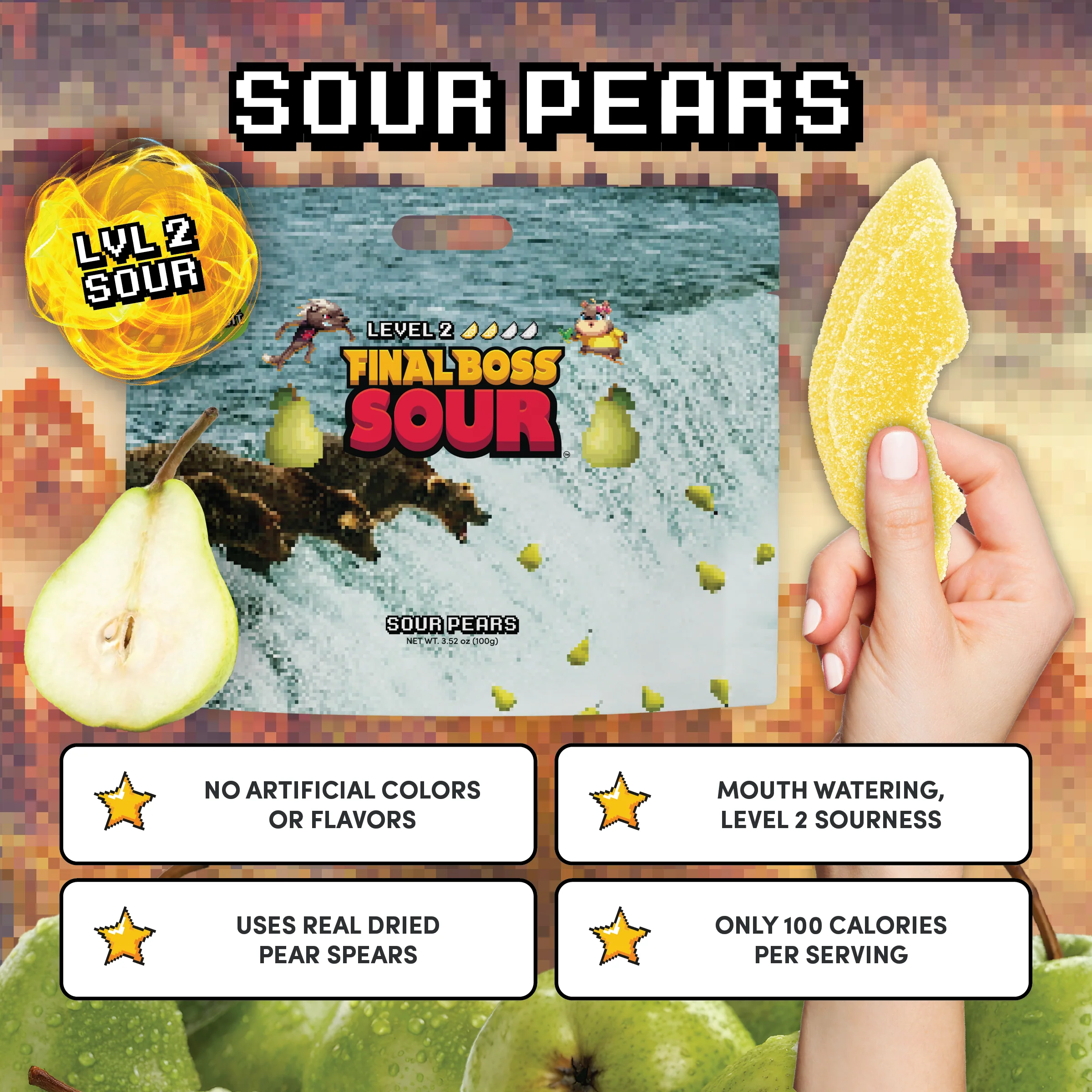 Sour Pears (Level 2) (4-Pack) - Image 5