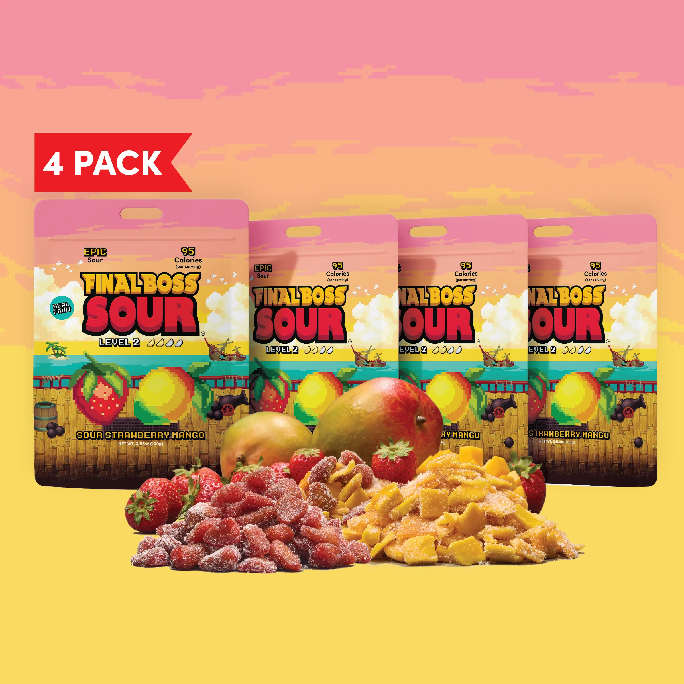 Level 2 Strawberry x Mango (4-Pack) - Image 4