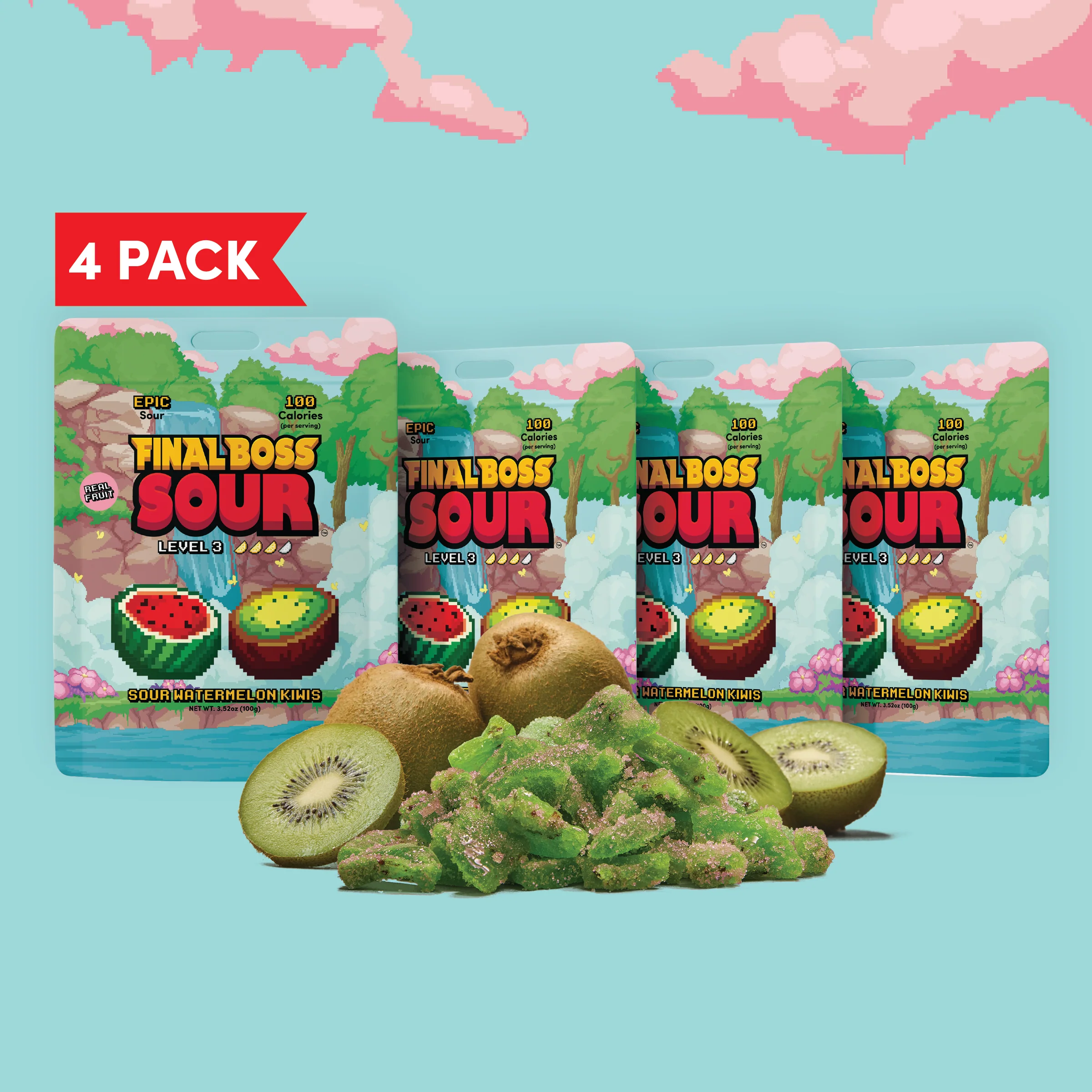 Watermelon Kiwis (Level 3) (4-Pack) - Image 4